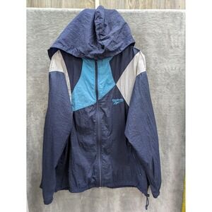 Vintage Reebok‎ Jacket Unisex Size Large 90s Windbreaker Color Block